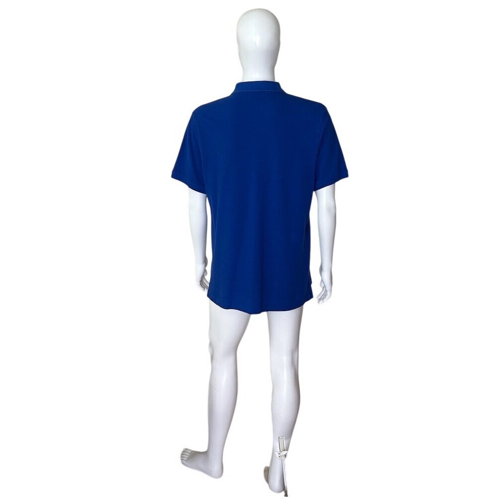 Polo Ralph Lauren Polo Shirt Mens L Royal Blue Multicolor Big Pony Logo - Picture 8 of 10